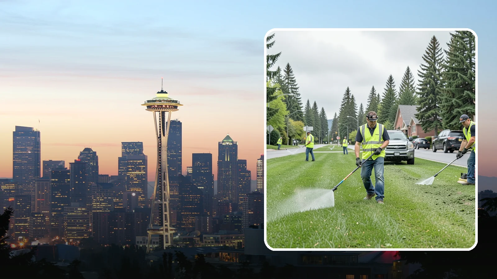 Turf Mowing in Seattle, King County, WA - Reliable scheduled mowing that keeps public lawns clean, even, and healthy throughout the growing season.