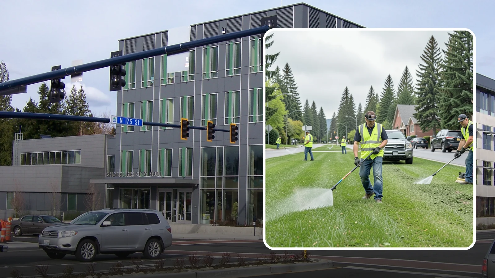 Turf Mowing in Shoreline, King County, WA - Reliable scheduled mowing that keeps public lawns clean, even, and healthy throughout the growing season.