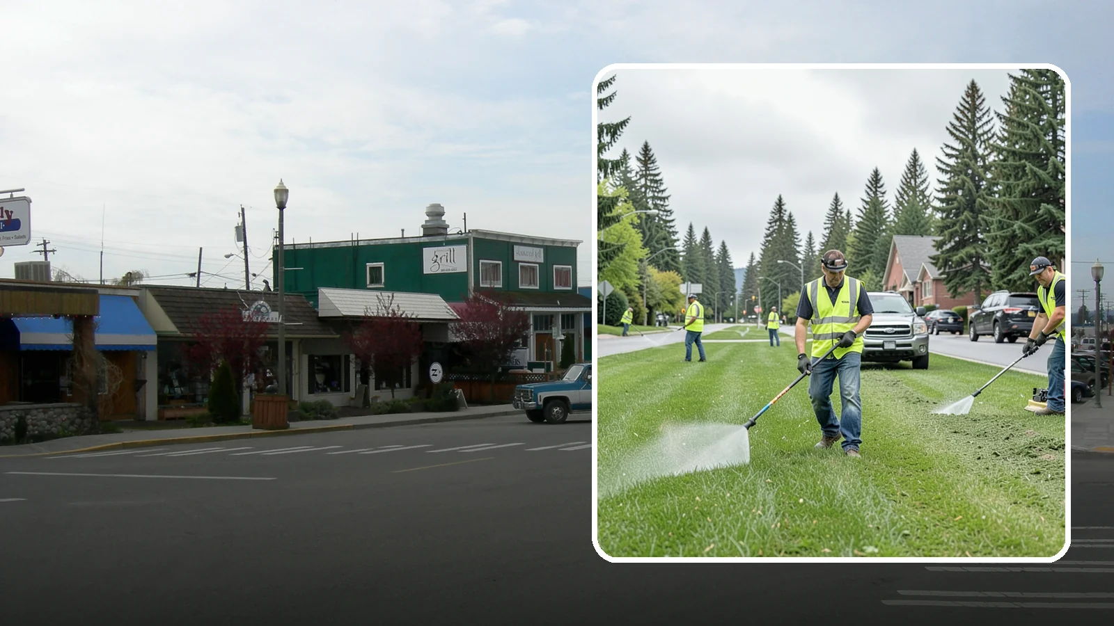 Turf Mowing in Stanwood, Snohomish County, WA - Reliable scheduled mowing that keeps public lawns clean, even, and healthy throughout the growing season.