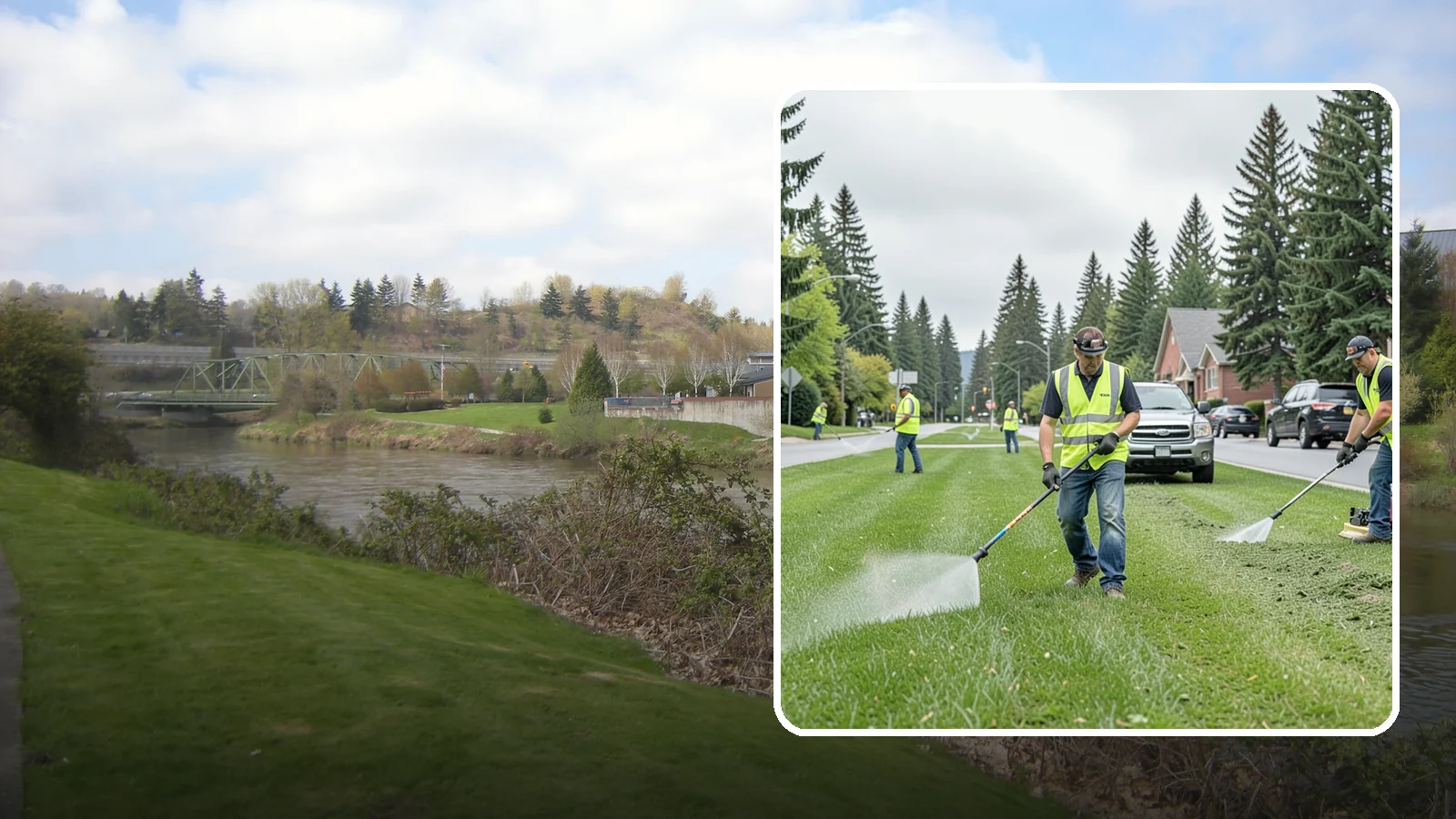 Turf Mowing in Tukwila, King County, WA - Reliable scheduled mowing that keeps public lawns clean, even, and healthy throughout the growing season.
