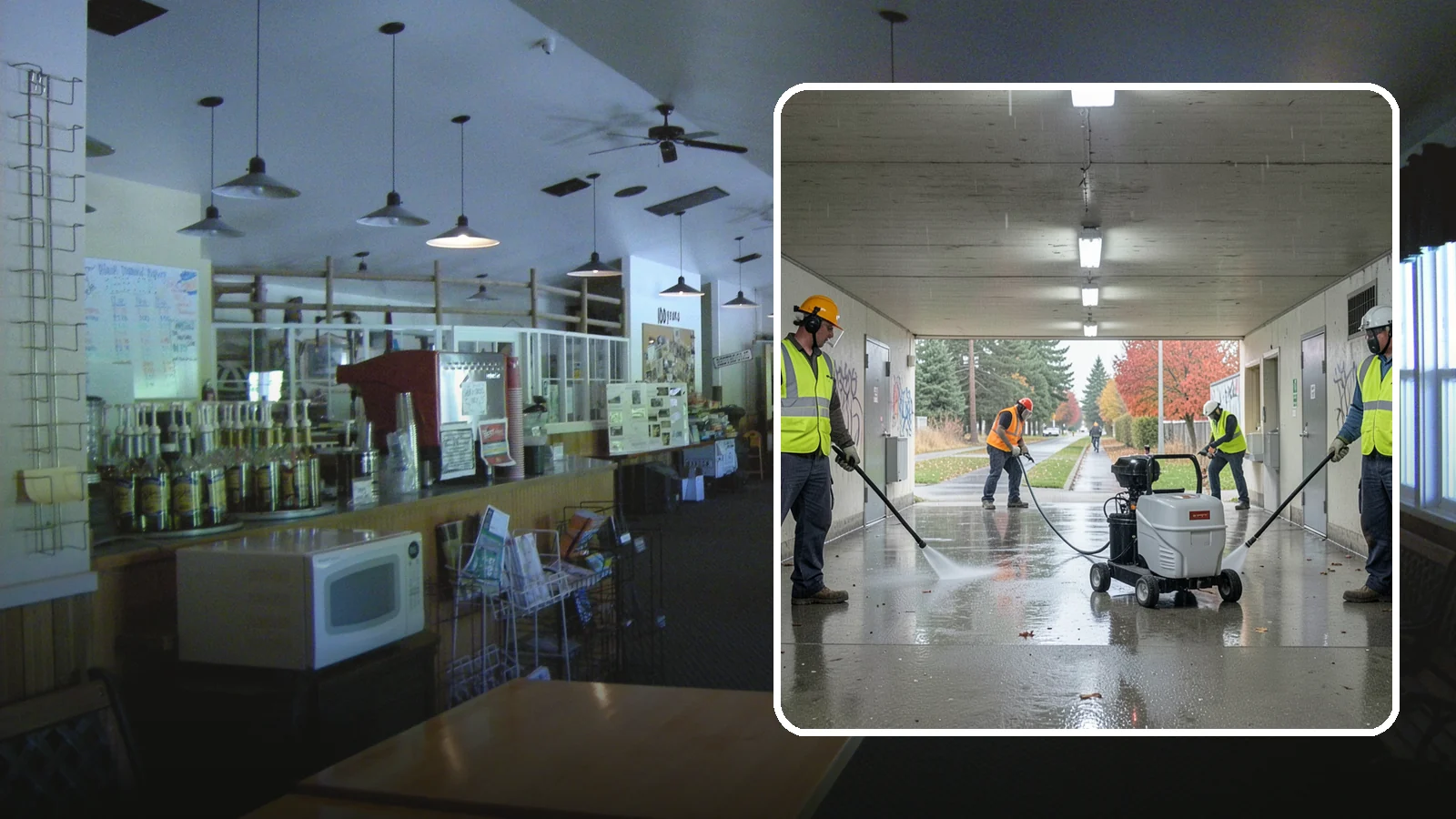 Underpass & Tunnel Cleaning in Black Diamond, King County, WA - We wash underpasses, tunnels, and pedestrian passages to remove grime, graffiti, and biohazards for Western Washington agencies.