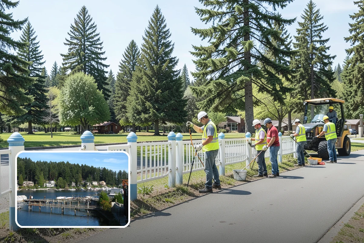 Underpass & Tunnel Cleaning in Gig Harbor, Pierce County, WA - Thorough washing removes grime, algae, and biohazards