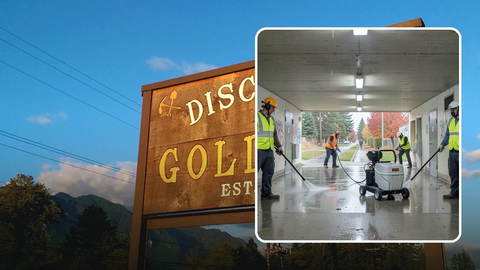 Underpass & Tunnel Cleaning in Gold Bar, Snohomish County, WA - We wash underpasses, tunnels, and pedestrian passages to remove grime, graffiti, and biohazards for Western Washington agencies.