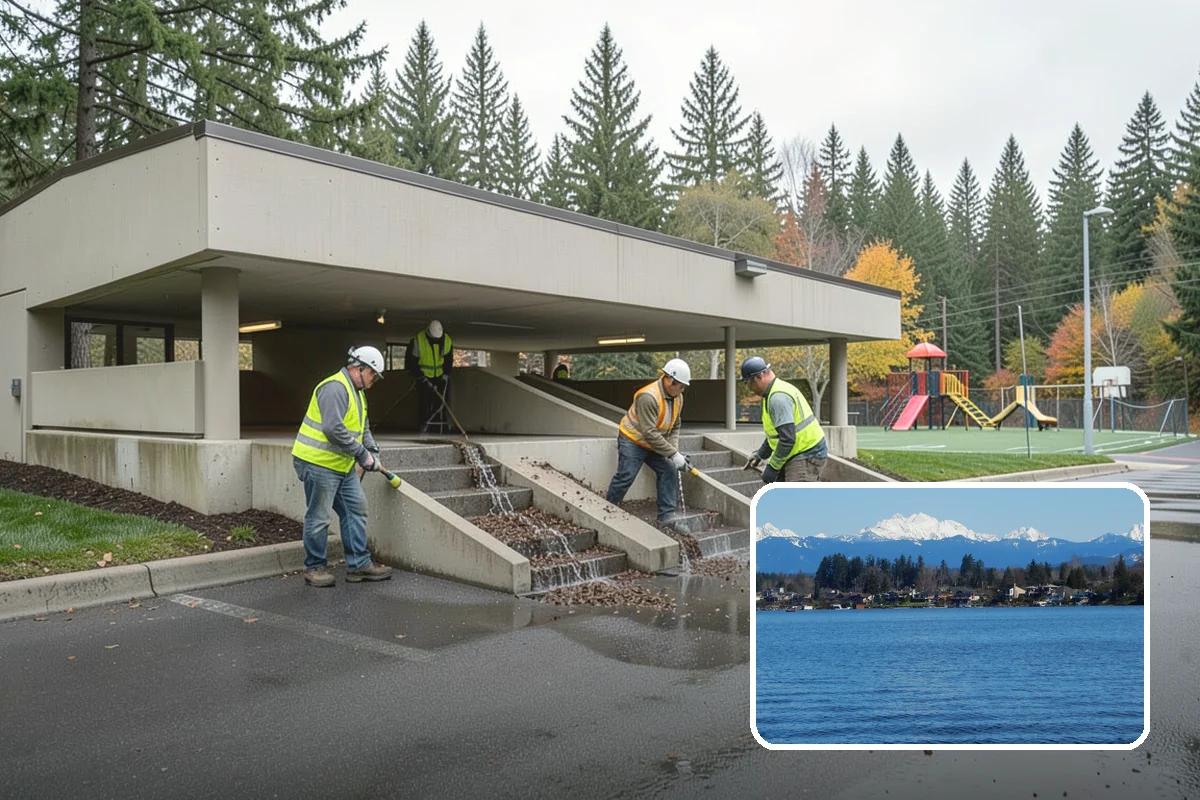 Underpass & Tunnel Cleaning in Lake Stevens, Snohomish County, WA - Thorough washing removes grime, algae, and biohazards