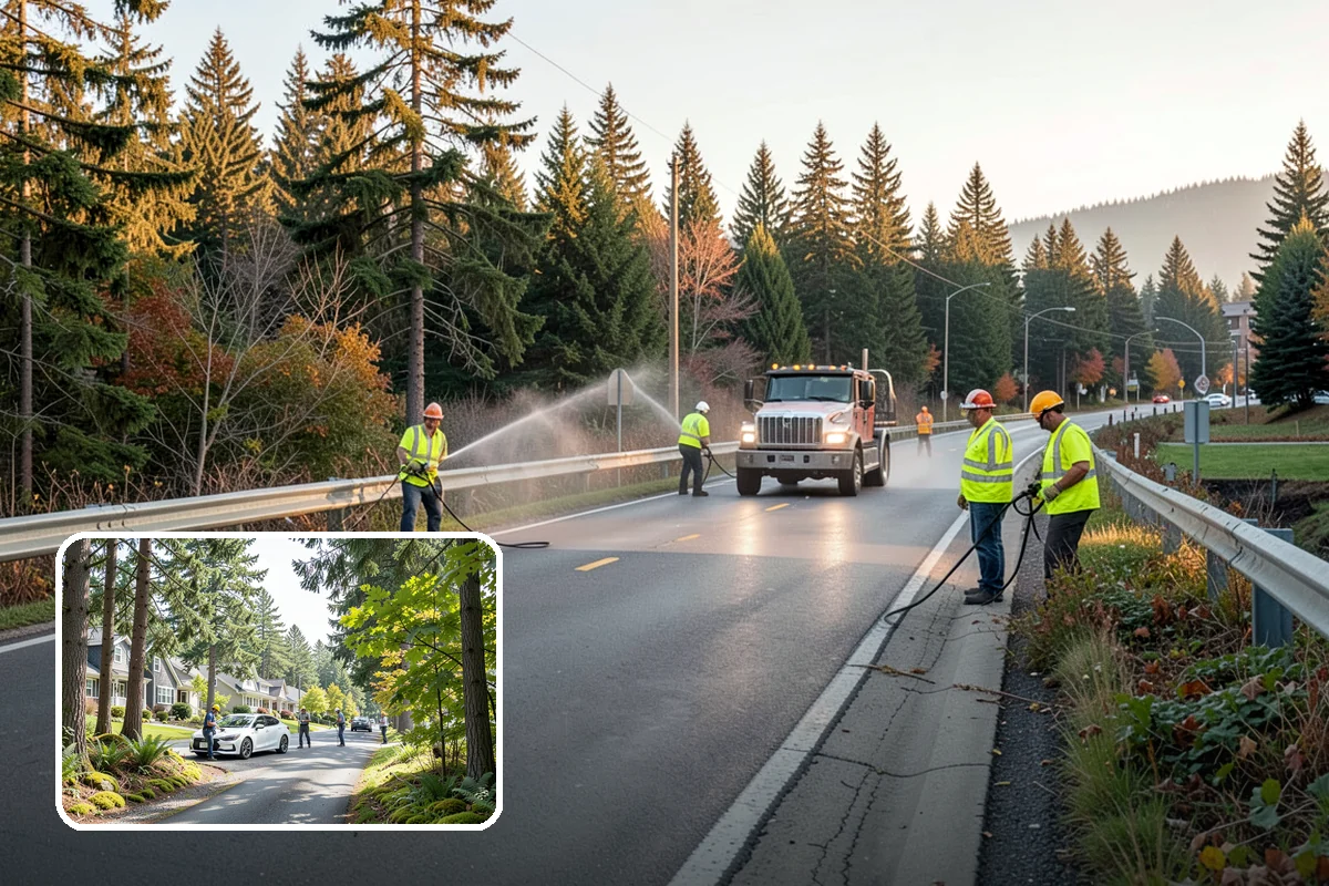 Underpass & Tunnel Cleaning in Normandy Park, King County, WA - Thorough washing removes grime, algae, and biohazards