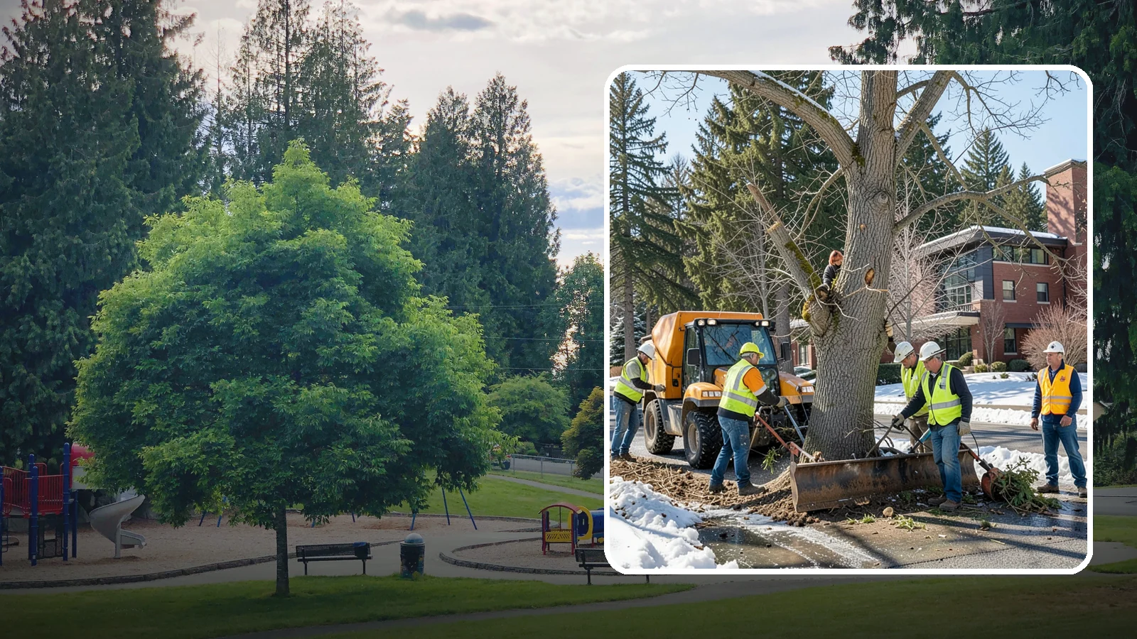 Urban Forestry Services in Bonney Lake, Pierce County, WA - We provide comprehensive urban forestry support, from management plans and cycle pruning to canopy goals, for Western Washington...