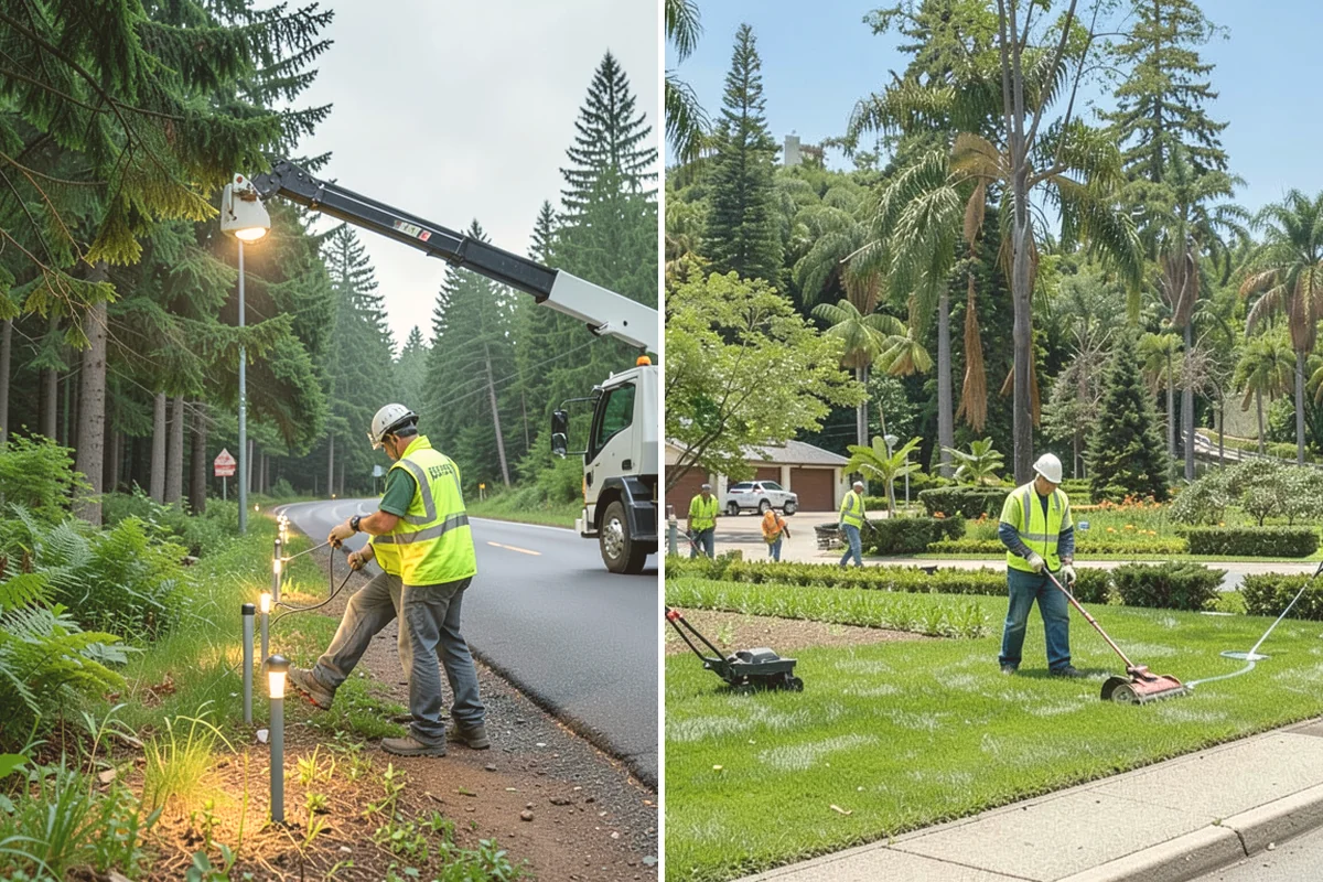Utility Corridor Maintenance in Algona, King County, WA - Review corridor maps, utility features, and clearance requirements
