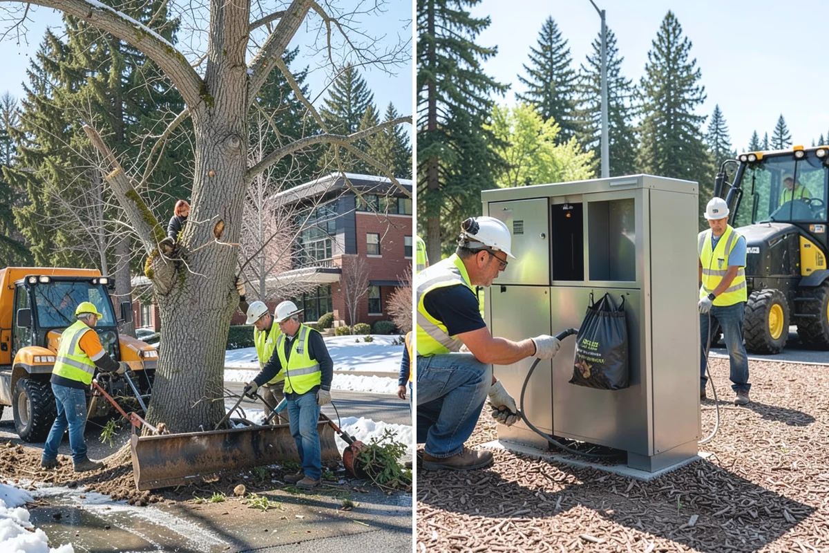 Utility Corridor Maintenance in Auburn, King County, WA - Review corridor maps, utility features, and clearance requirements