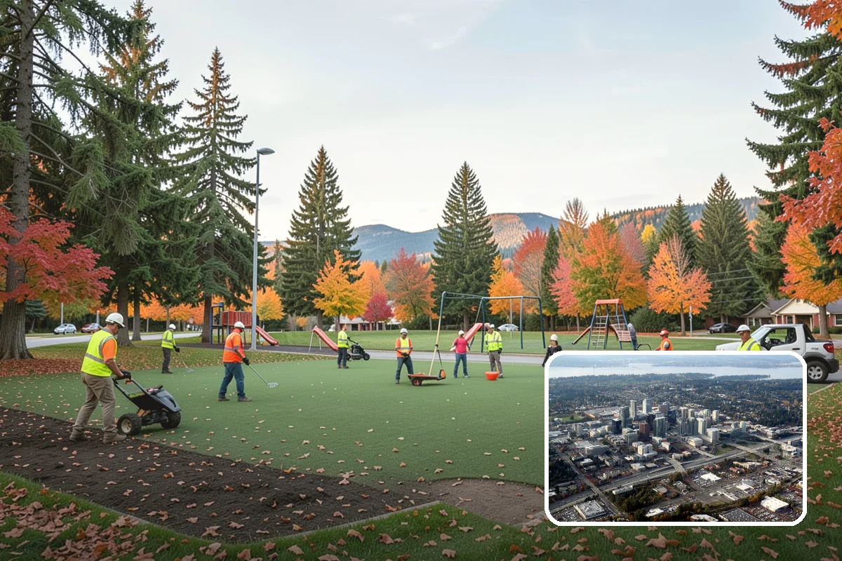 Utility Corridor Maintenance in Bellevue, King County, WA - Preserves emergency and maintenance access along easements