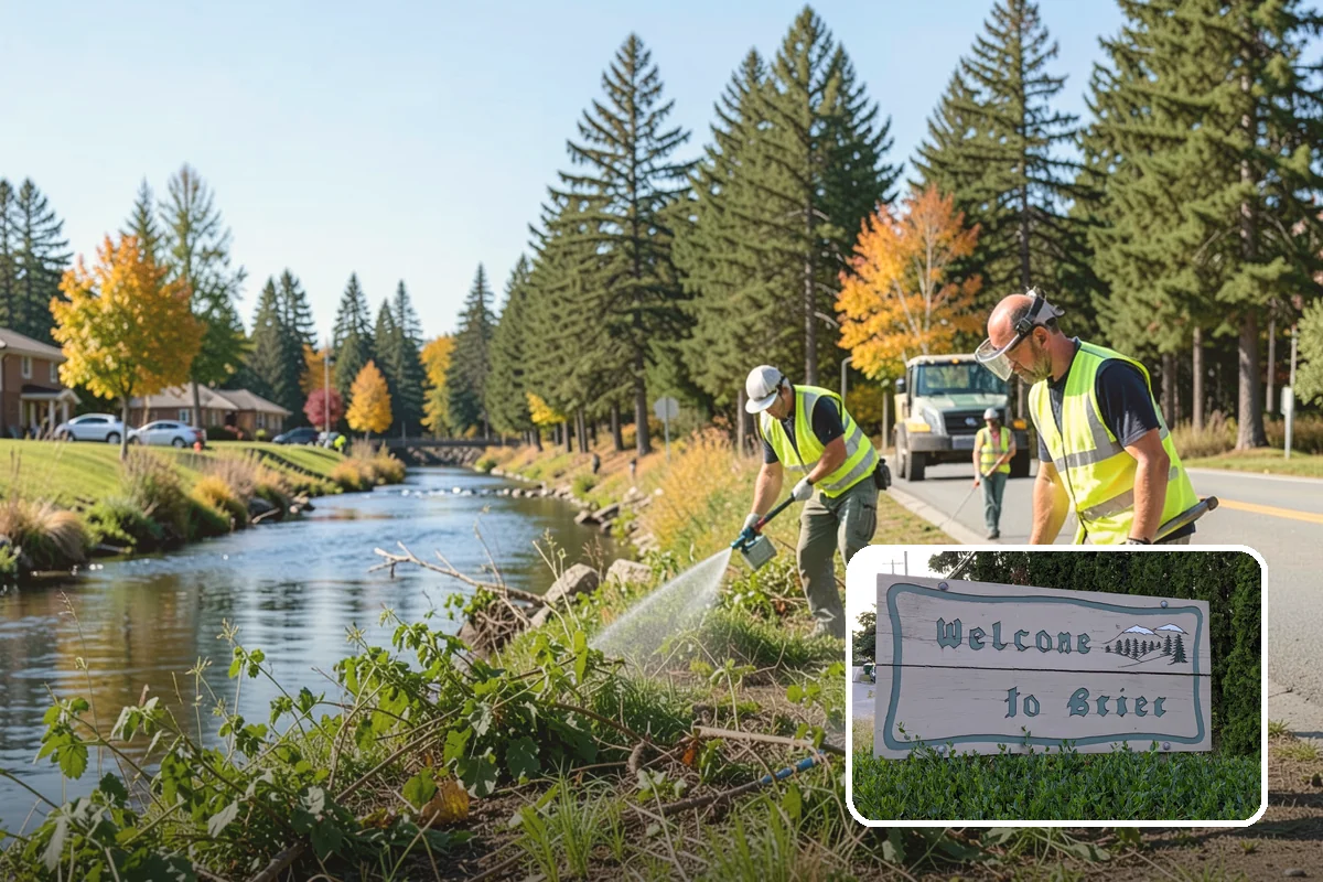 Utility Corridor Maintenance in Brier, Snohomish County, WA - Preserves emergency and maintenance access along easements