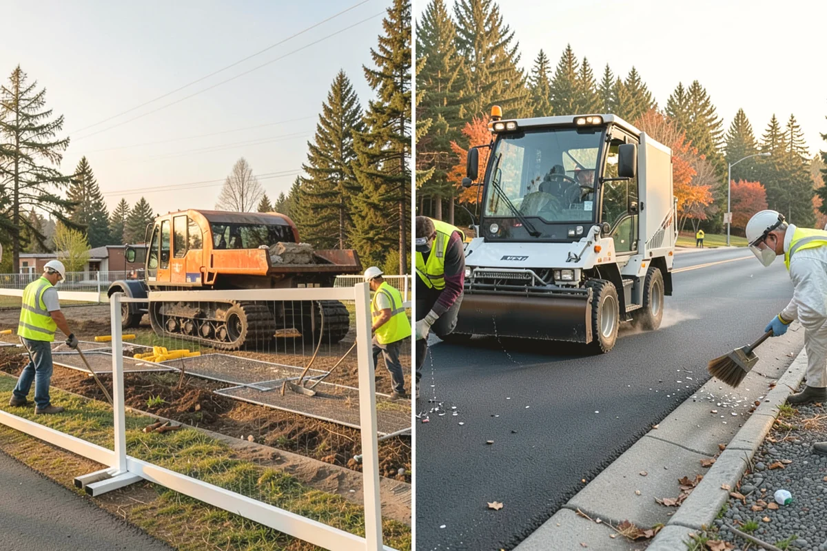 Utility Corridor Maintenance in Burien, King County, WA - Review corridor maps, utility features, and clearance requirements