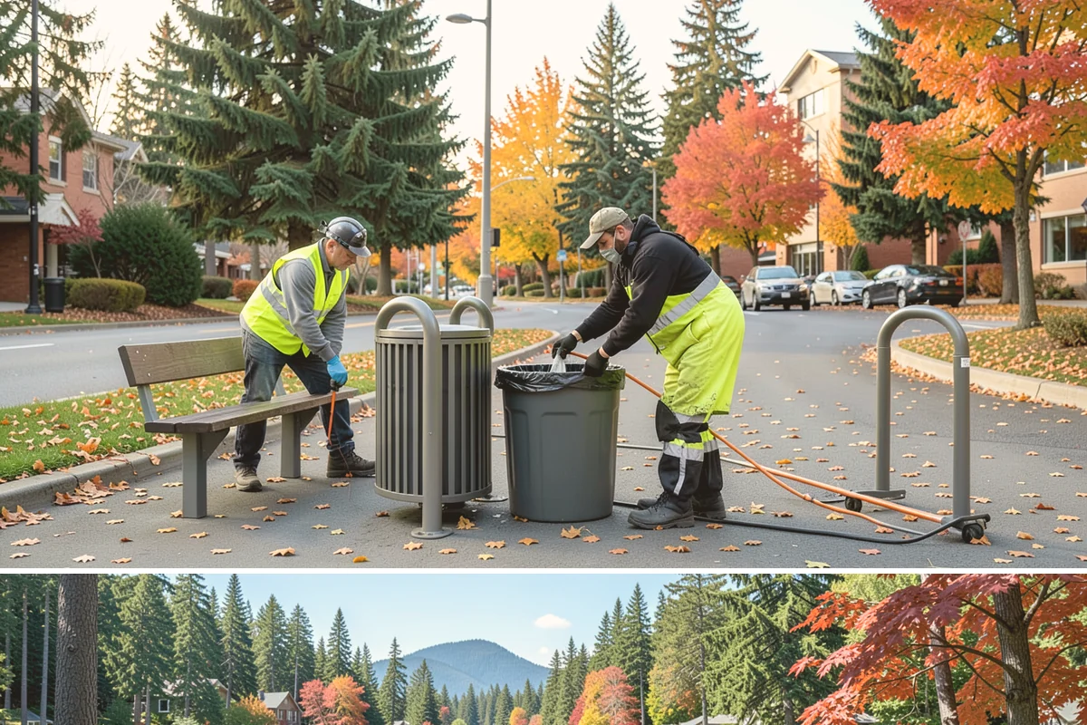 Utility Corridor Maintenance in Covington, King County, WA - Corridor maintenance is cycled through the growing season, with priority access-road work in spring so easements stay passable...