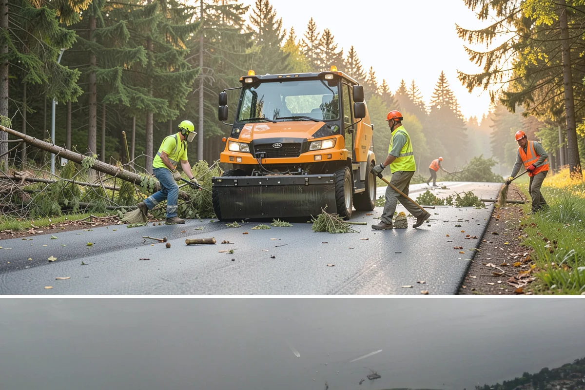 Utility Corridor Maintenance in Des Moines, King County, WA - Corridor maintenance is cycled through the growing season, with priority access-road work in spring so easements stay passable...