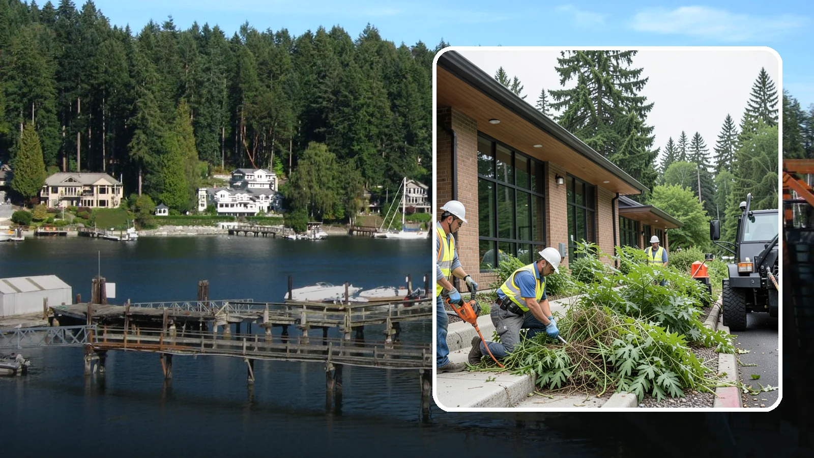 Utility Corridor Maintenance in Gig Harbor, Pierce County, WA - Easement and utility corridor vegetation maintenance that protects access, reliability, and infrastructure clearance.
