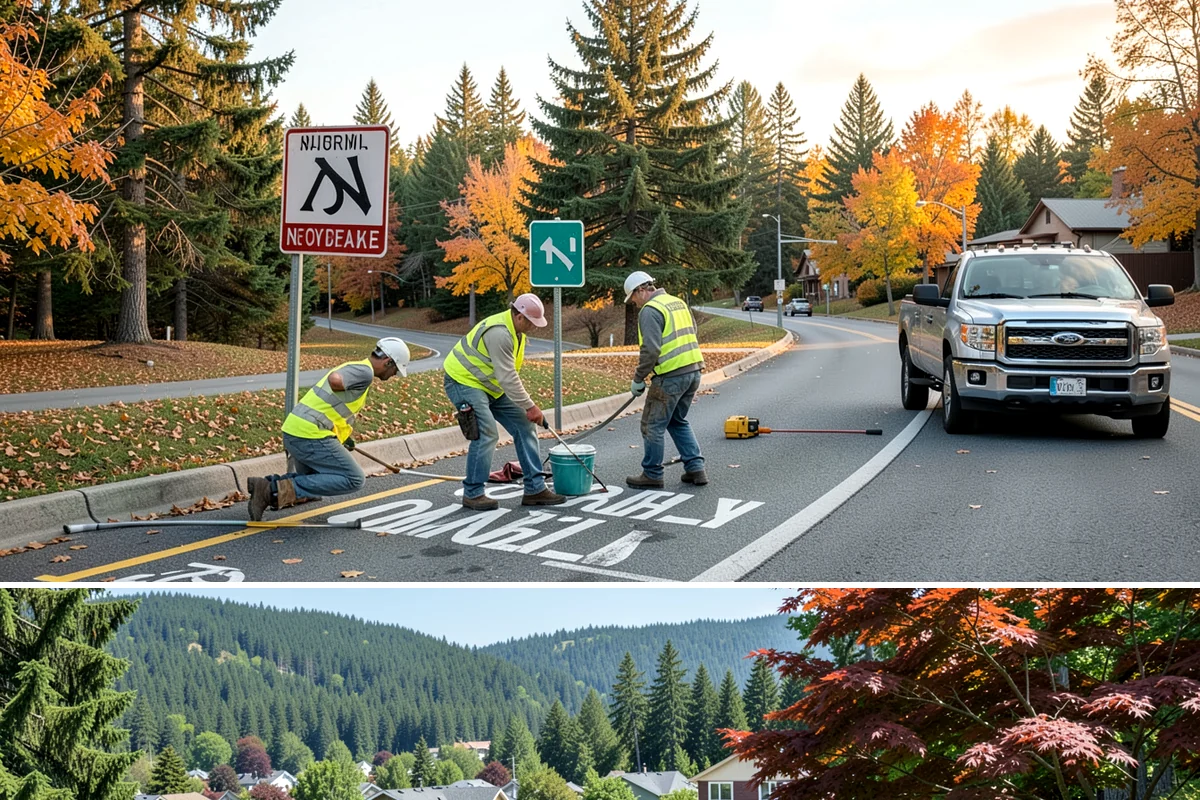Utility Corridor Maintenance in Index, Snohomish County, WA - Corridor maintenance is cycled through the growing season, with priority access-road work in spring so easements stay passable...