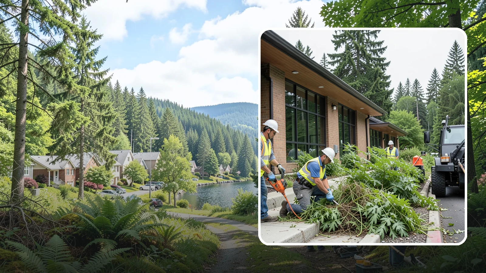 Utility Corridor Maintenance in Lake Forest Park, King County, WA - Easement and utility corridor vegetation maintenance that protects access, reliability, and infrastructure clearance.