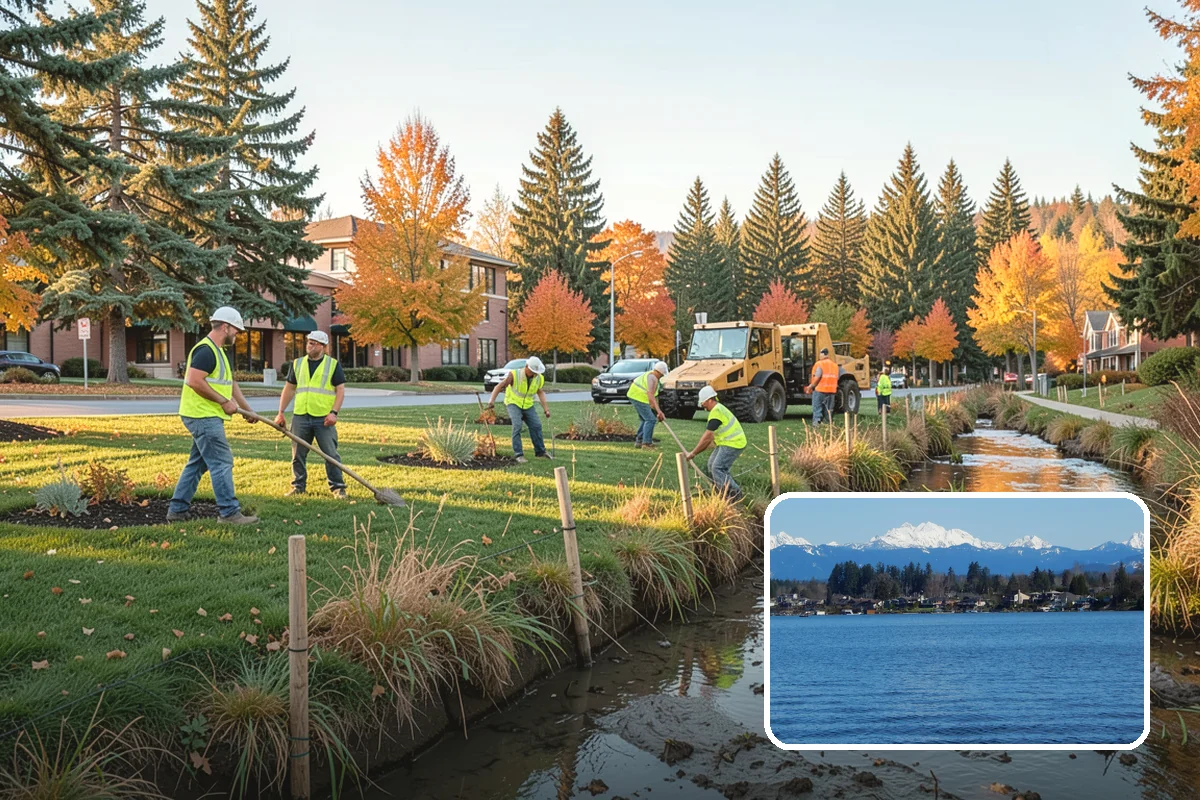 Utility Corridor Maintenance in Lake Stevens, Snohomish County, WA - Preserves emergency and maintenance access along easements