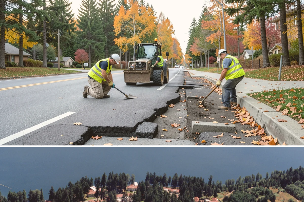 Utility Corridor Maintenance in Lakewood, Pierce County, WA - Corridor maintenance is cycled through the growing season, with priority access-road work in spring so easements stay passable...