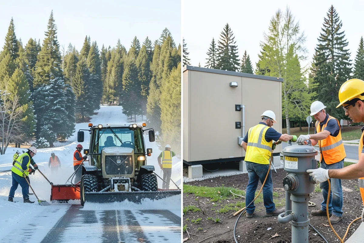 Utility Corridor Maintenance in Marysville, Snohomish County, WA - Review corridor maps, utility features, and clearance requirements