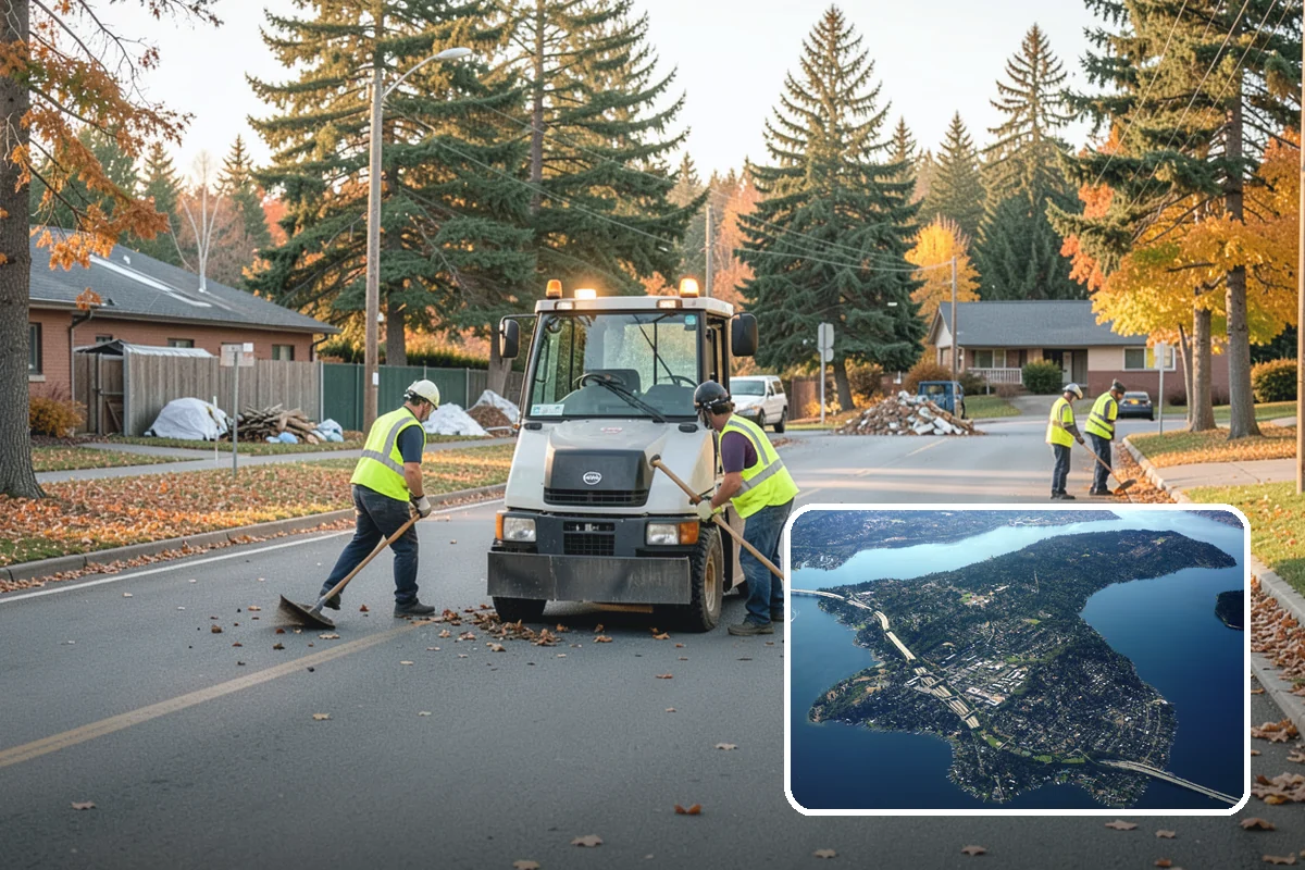 Utility Corridor Maintenance in Mercer Island, King County, WA - Preserves emergency and maintenance access along easements