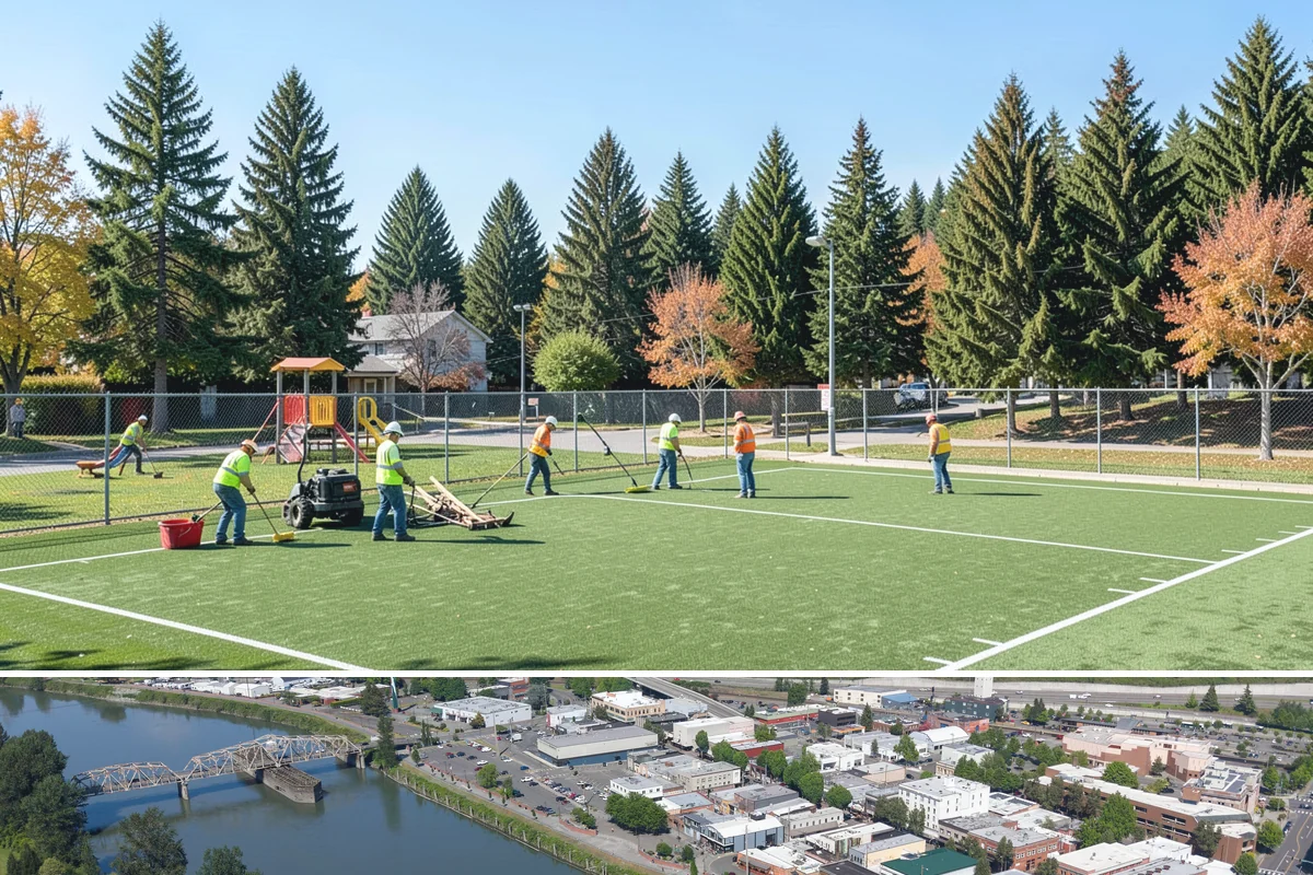 Utility Corridor Maintenance in Mount Vernon, Skagit County, WA - Corridor maintenance is cycled through the growing season, with priority access-road work in spring so easements stay passable...