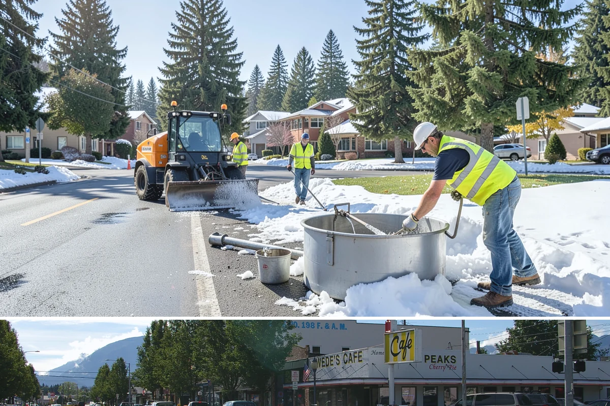 Utility Corridor Maintenance in North Bend, King County, WA - Corridor maintenance is cycled through the growing season, with priority access-road work in spring so easements stay passable...