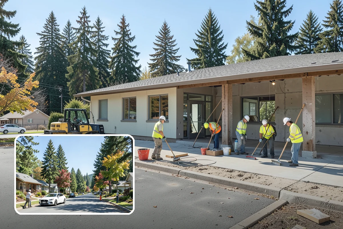 Utility Corridor Maintenance in Orting, Pierce County, WA - Preserves emergency and maintenance access along easements