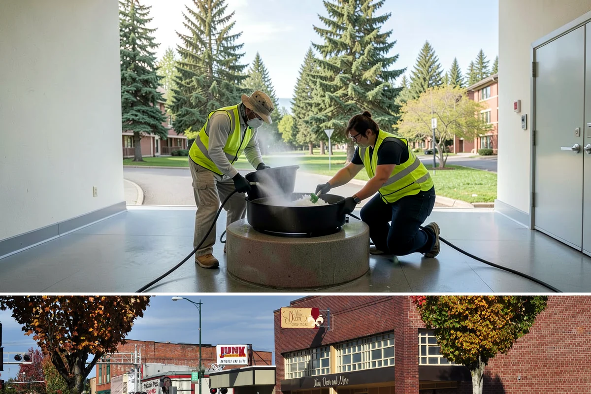 Utility Corridor Maintenance in Puyallup, Pierce County, WA - Corridor maintenance is cycled through the growing season, with priority access-road work in spring so easements stay passable...