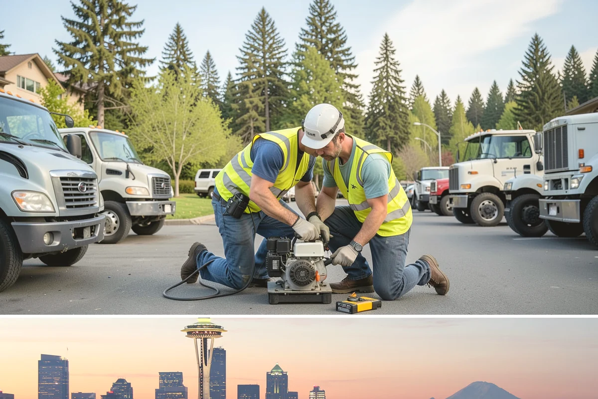 Utility Corridor Maintenance in Seattle, King County, WA - Corridor maintenance is cycled through the growing season, with priority access-road work in spring so easements stay passable...