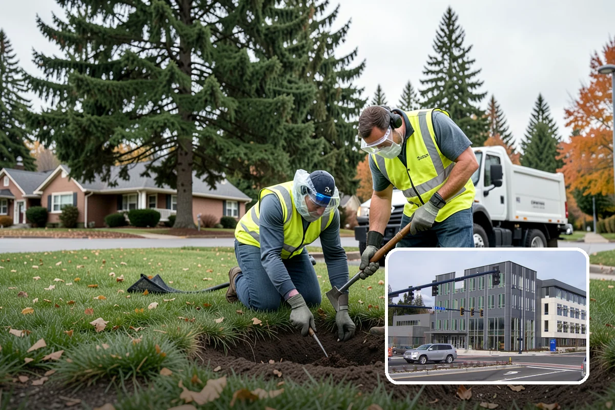 Utility Corridor Maintenance in Shoreline, King County, WA - Preserves emergency and maintenance access along easements