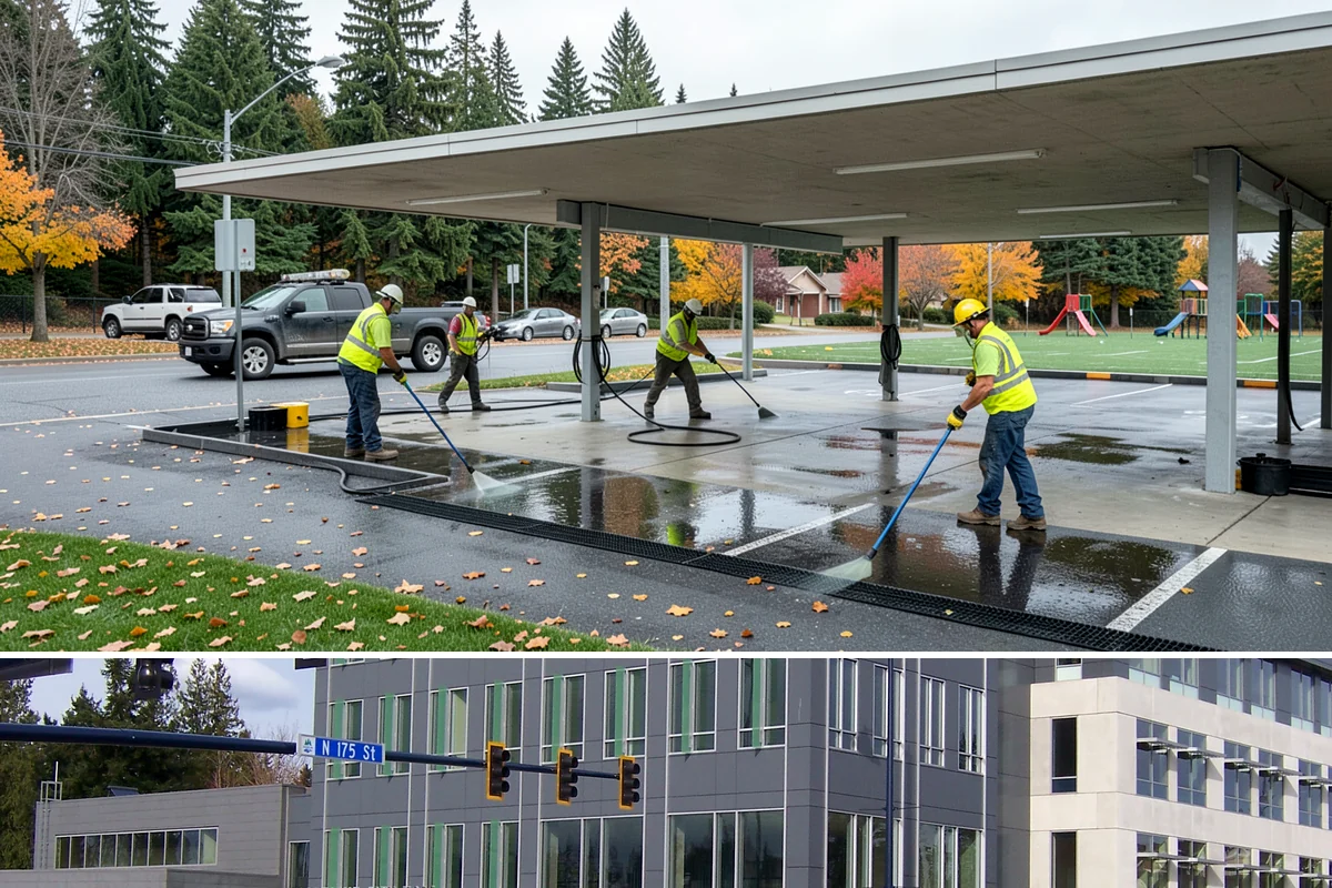 Utility Corridor Maintenance in Shoreline, King County, WA - Corridor maintenance is cycled through the growing season, with priority access-road work in spring so easements stay passable...