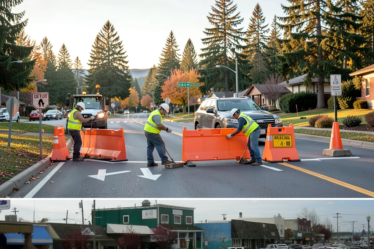 Utility Corridor Maintenance in Stanwood, Snohomish County, WA - Corridor maintenance is cycled through the growing season, with priority access-road work in spring so easements stay passable...