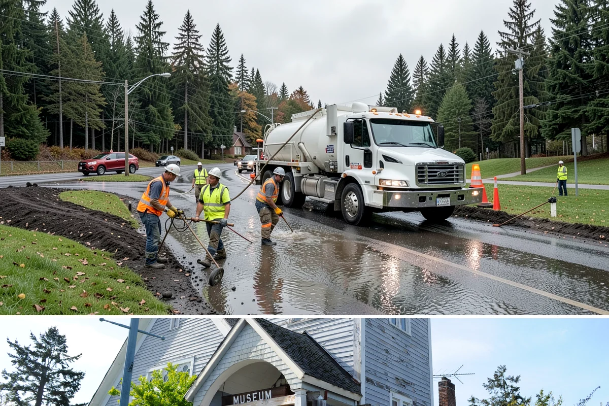 Utility Corridor Maintenance in Steilacoom, Pierce County, WA - Corridor maintenance is cycled through the growing season, with priority access-road work in spring so easements stay passable...