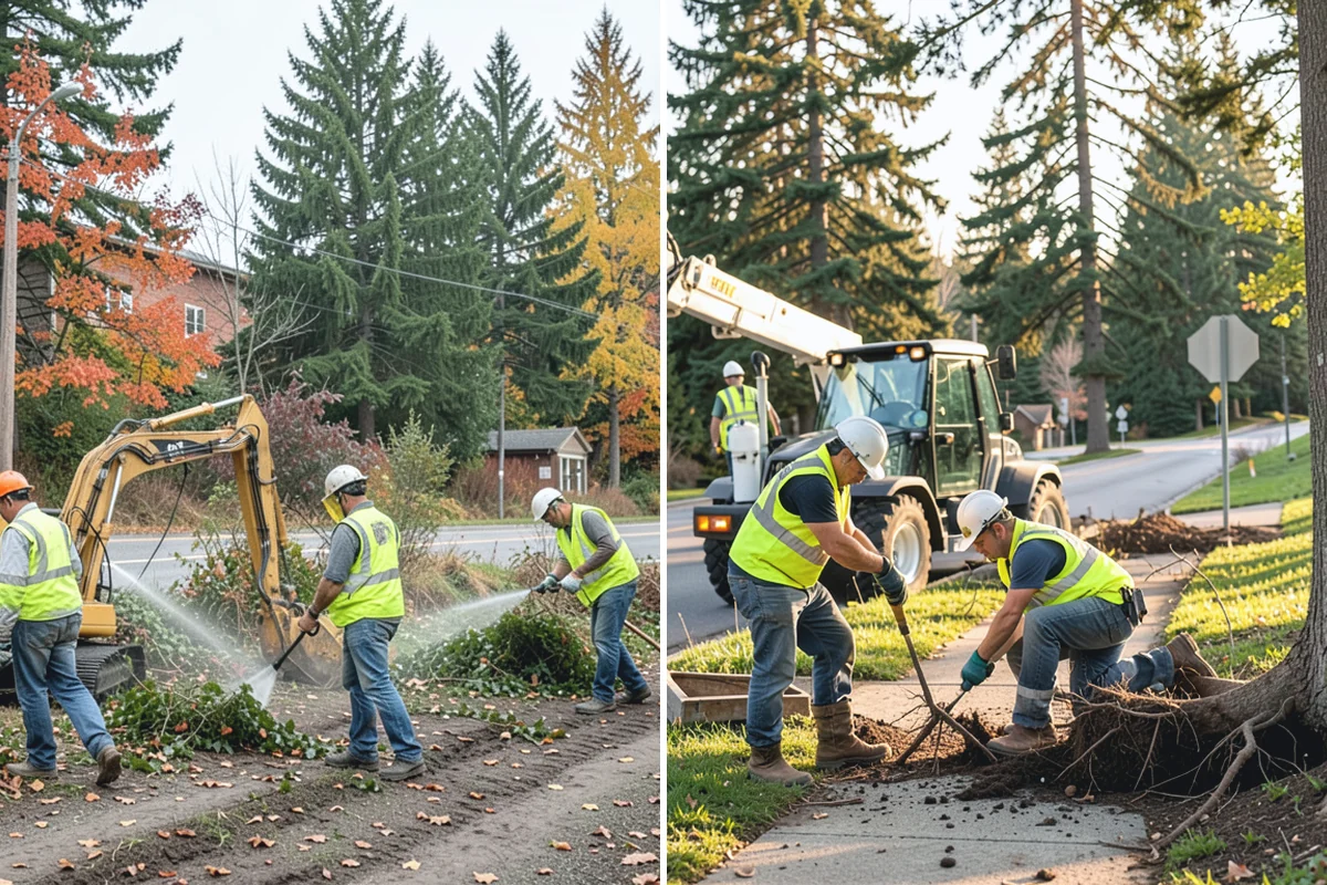 Utility Corridor Maintenance in Sumner, Pierce County, WA - Review corridor maps, utility features, and clearance requirements