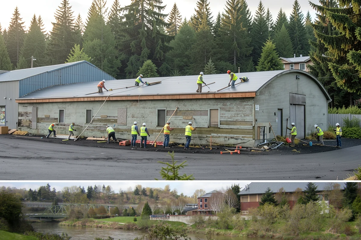 Utility Corridor Maintenance in Tukwila, King County, WA - Corridor maintenance is cycled through the growing season, with priority access-road work in spring so easements stay passable...
