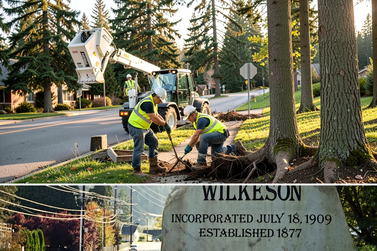Utility Corridor Maintenance in Wilkeson, Pierce County, WA - Corridor maintenance is cycled through the growing season, with priority access-road work in spring so easements stay passable...