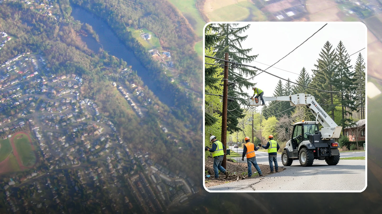 Utility Line Clearance in Algona, King County, WA - Line-clearance pruning around energized conductors by qualified crews to protect reliability, reduce fire risk, and meet...