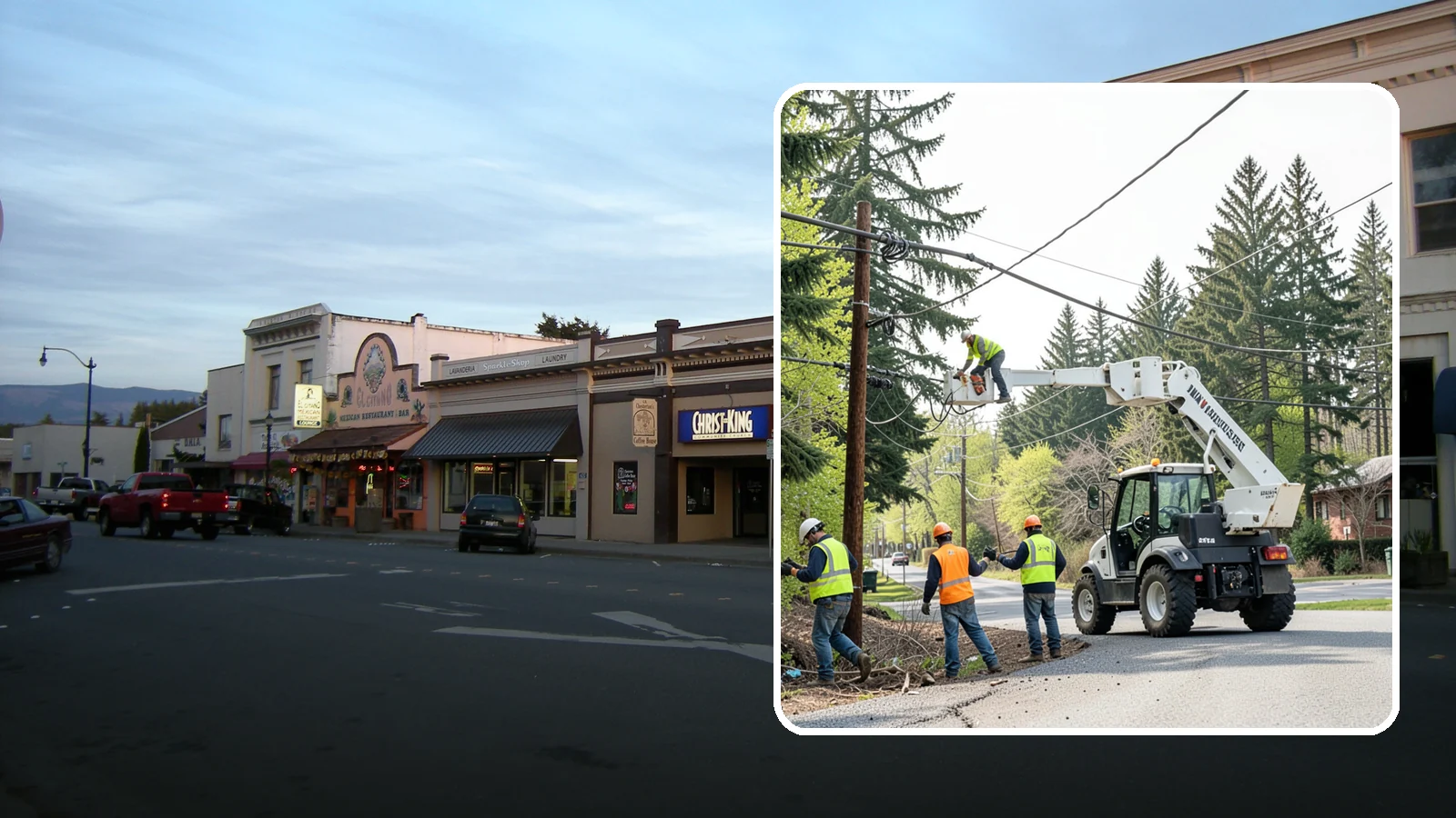 Utility Line Clearance in Burlington, Skagit County, WA - Line-clearance pruning around energized conductors by qualified crews to protect reliability, reduce fire risk, and meet...