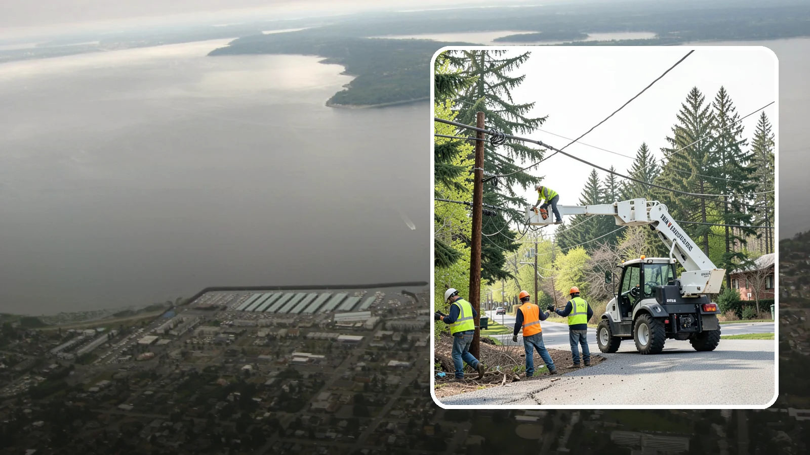 Utility Line Clearance in Des Moines, King County, WA - Line-clearance pruning around energized conductors by qualified crews to protect reliability, reduce fire risk, and meet...
