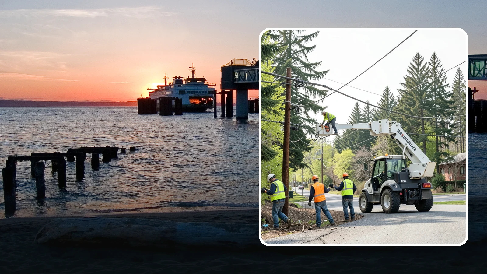 Utility Line Clearance in Edmonds, Snohomish County, WA - Line-clearance pruning around energized conductors by qualified crews to protect reliability, reduce fire risk, and meet...
