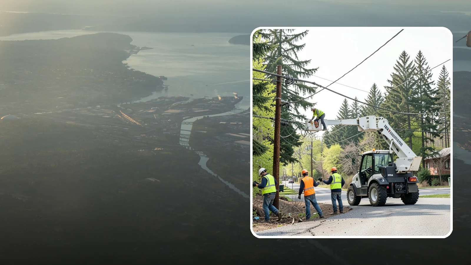 Utility Line Clearance in Fife, Pierce County, WA - Line-clearance pruning around energized conductors by qualified crews to protect reliability, reduce fire risk, and meet...