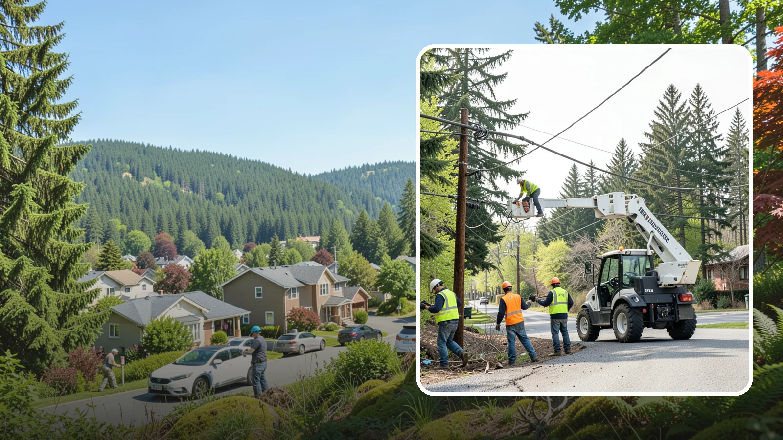 Utility Line Clearance in Index, Snohomish County, WA - Line-clearance pruning around energized conductors by qualified crews to protect reliability, reduce fire risk, and meet...