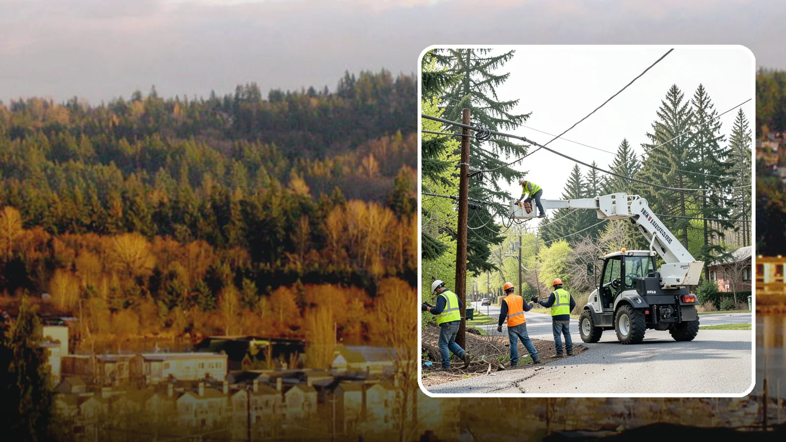 Utility Line Clearance in Kenmore, King County, WA - Line-clearance pruning around energized conductors by qualified crews to protect reliability, reduce fire risk, and meet...