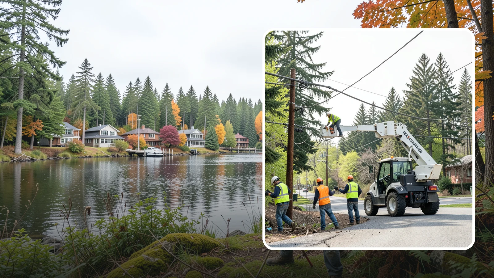 Utility Line Clearance in La Conner, Skagit County, WA - Line-clearance pruning around energized conductors by qualified crews to protect reliability, reduce fire risk, and meet...