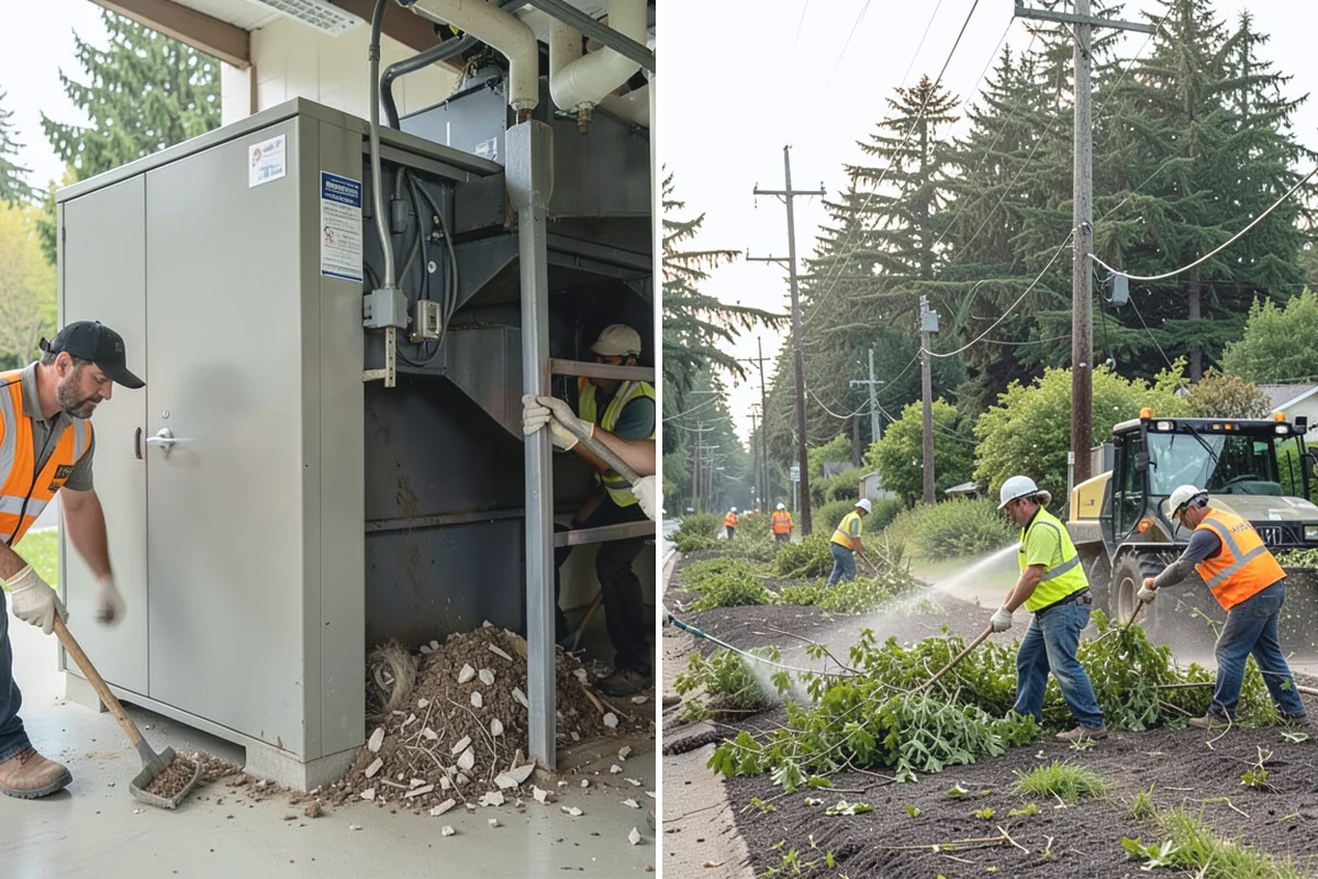 Utility Line Clearance in Marysville, Snohomish County, WA - Corridor review and outage or protection coordination