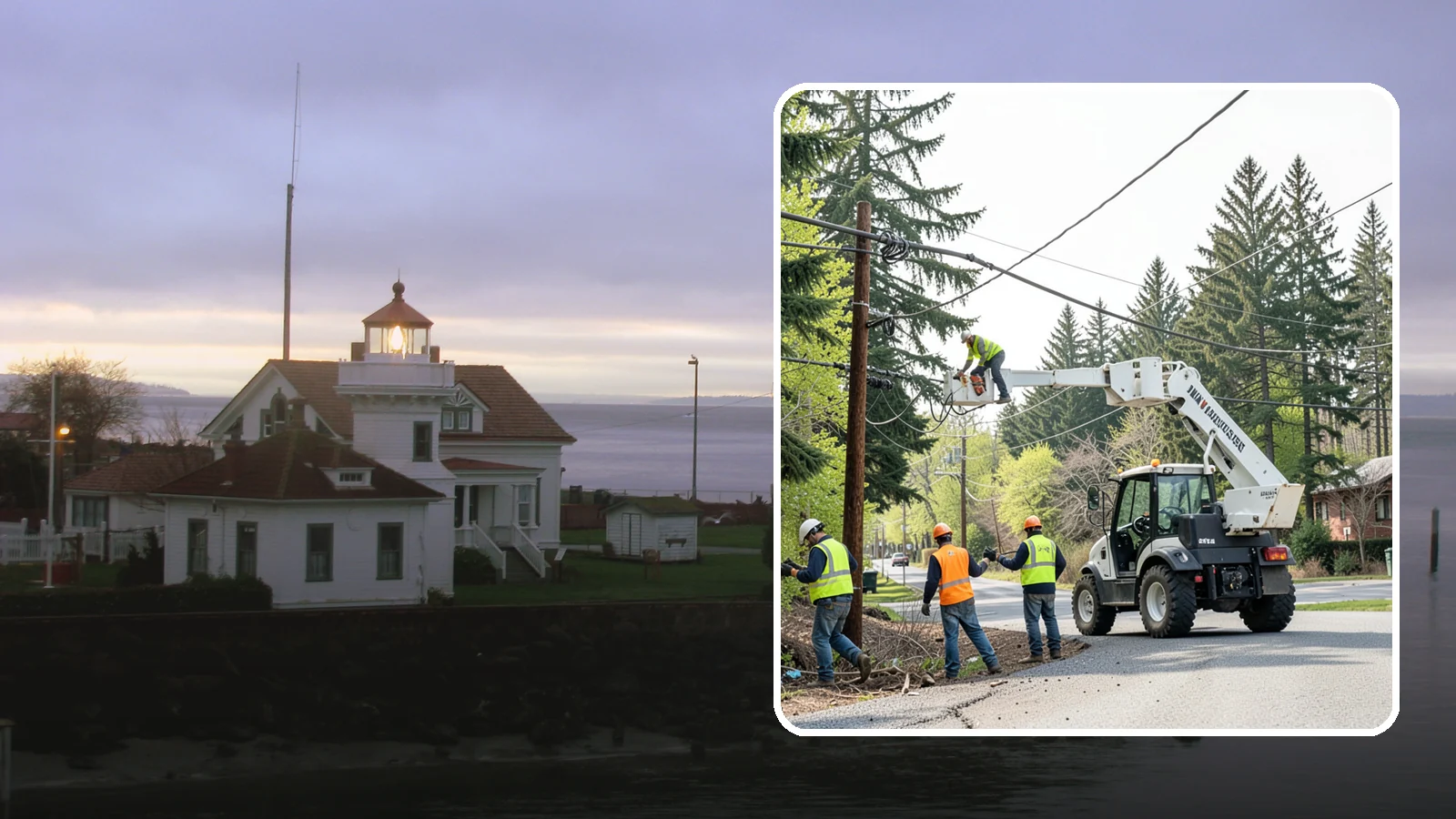 Utility Line Clearance in Mukilteo, Snohomish County, WA - Line-clearance pruning around energized conductors by qualified crews to protect reliability, reduce fire risk, and meet...