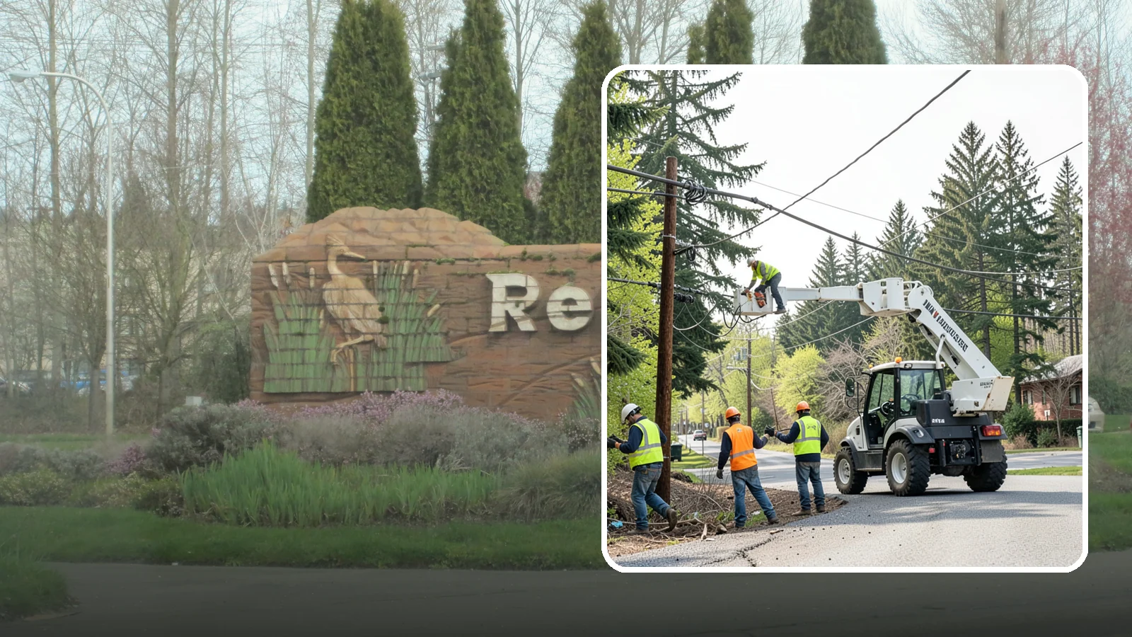 Utility Line Clearance in Renton, King County, WA - Line-clearance pruning around energized conductors by qualified crews to protect reliability, reduce fire risk, and meet...