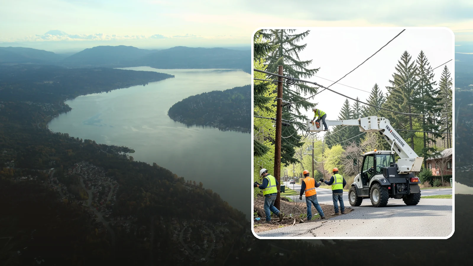 Utility Line Clearance in Sammamish, King County, WA - Line-clearance pruning around energized conductors by qualified crews to protect reliability, reduce fire risk, and meet...