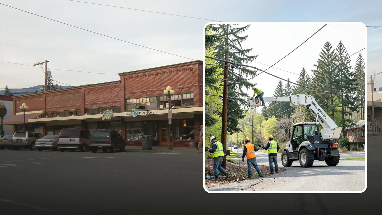 Utility Line Clearance in Sedro-Woolley, Skagit County, WA - Line-clearance pruning around energized conductors by qualified crews to protect reliability, reduce fire risk, and meet...
