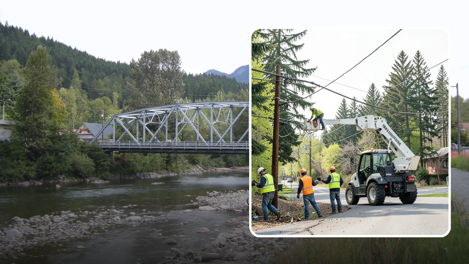 Utility Line Clearance in Skykomish, King County, WA - Line-clearance pruning around energized conductors by qualified crews to protect reliability, reduce fire risk, and meet...